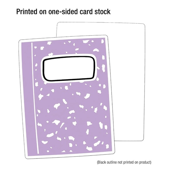 New/Repackaged-Happy Place 36-Piece Notebook & Pen Bulletin Board Cut-Outs - Picture 3 of 8